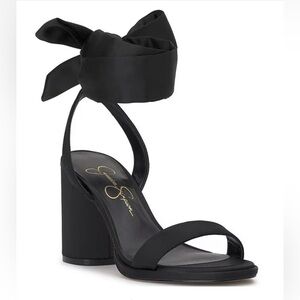 Jessica Simpson Satin Ankle Strap Sandal